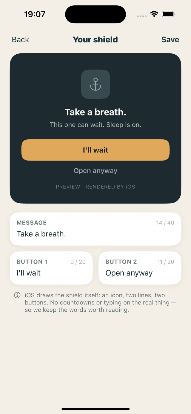 Anchor screenshot 3