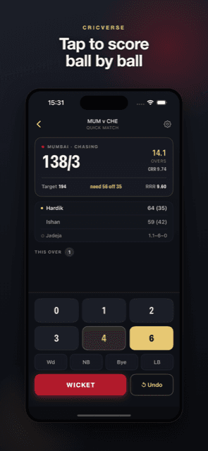 CricVerse screenshot 2