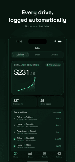 Milo app screenshot