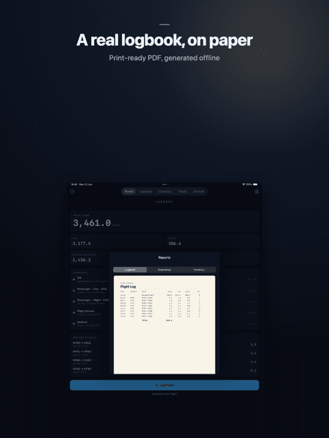 Logbook screenshot 4