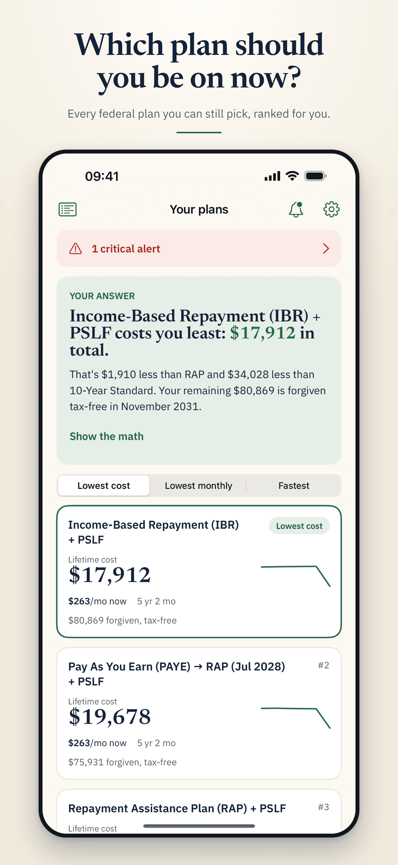 Paydown app shown on iPhone