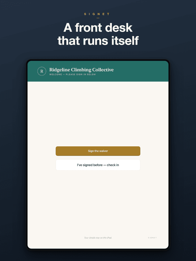 Signet screenshot 2