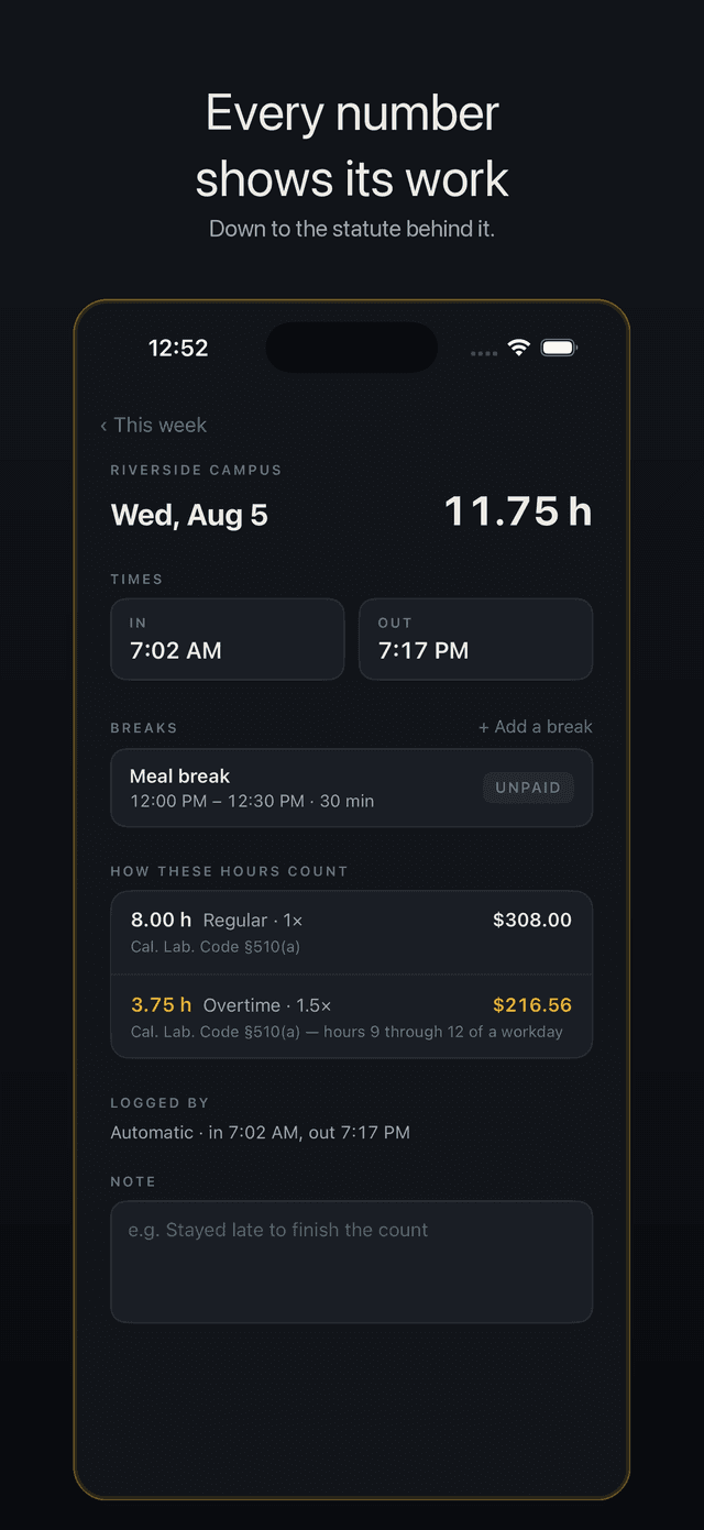 Tally screenshot 2